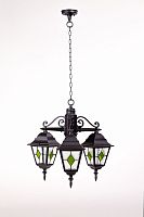 Уличный светильник подвесной QUADRO M lead GLASS 79970MlgG/3 Bl