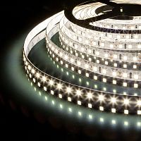 Светодиодная лента 12V 9,6W IP20 Лента светодиодная 12V 9,6W 120Led 2835 IP20 теплый белый, 5м